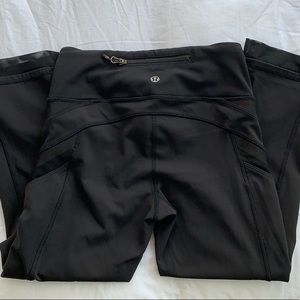 Mesh Capri Lululemon Leggings